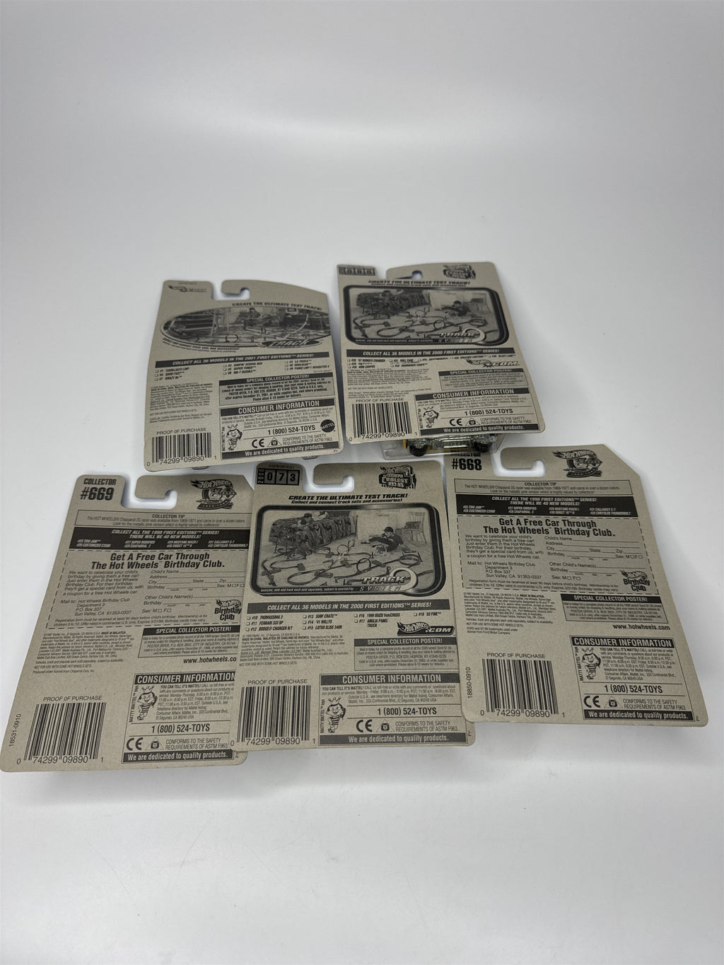 Lot of 5 Hot Wheels Mattel Wheels 1997-2000 Die Cast Metal Collectible Race Cars