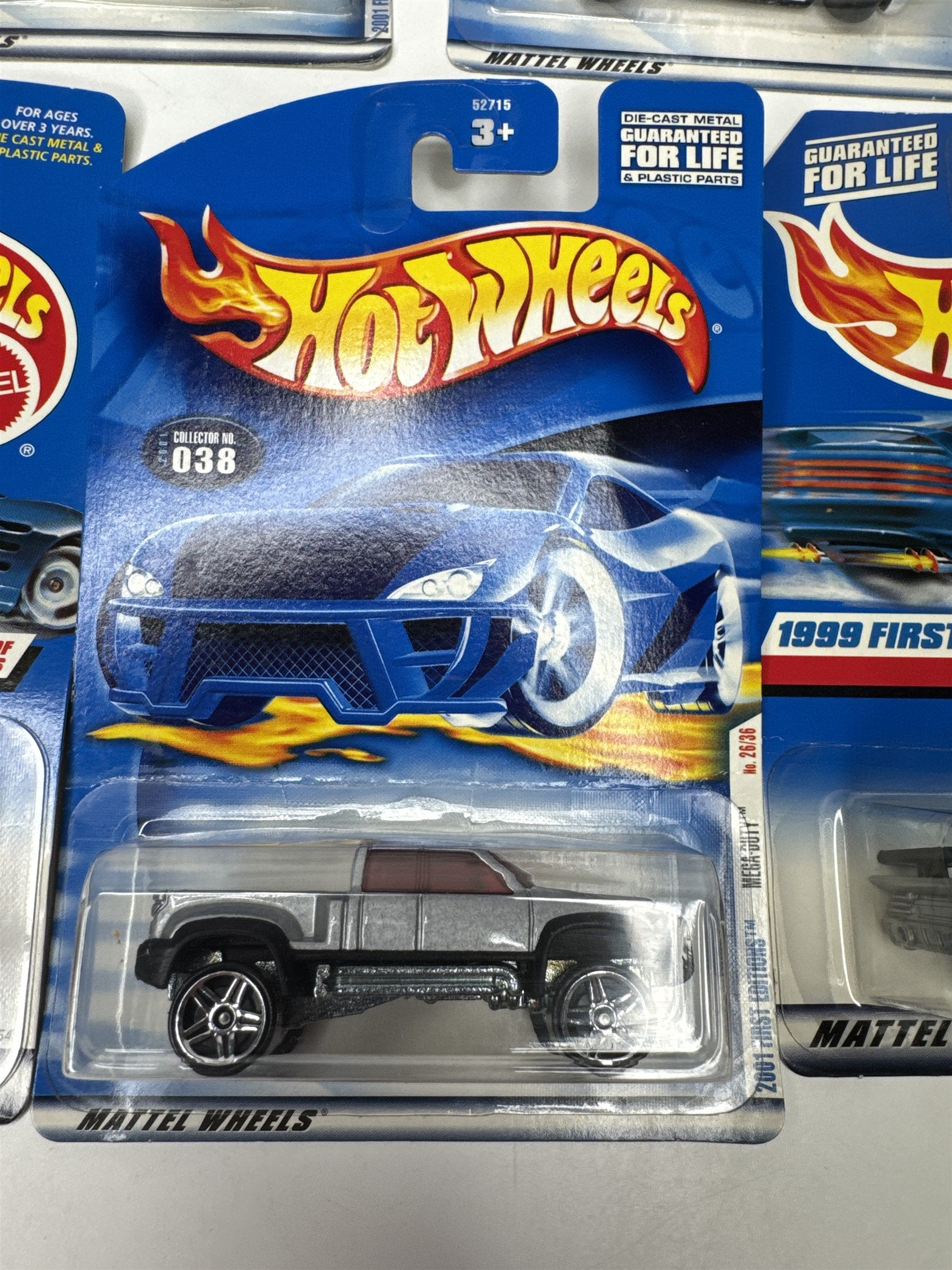 Lot of 5 Hot Wheels Mattel Wheels 1997-2000 Die Cast Metal Collectible Race Cars
