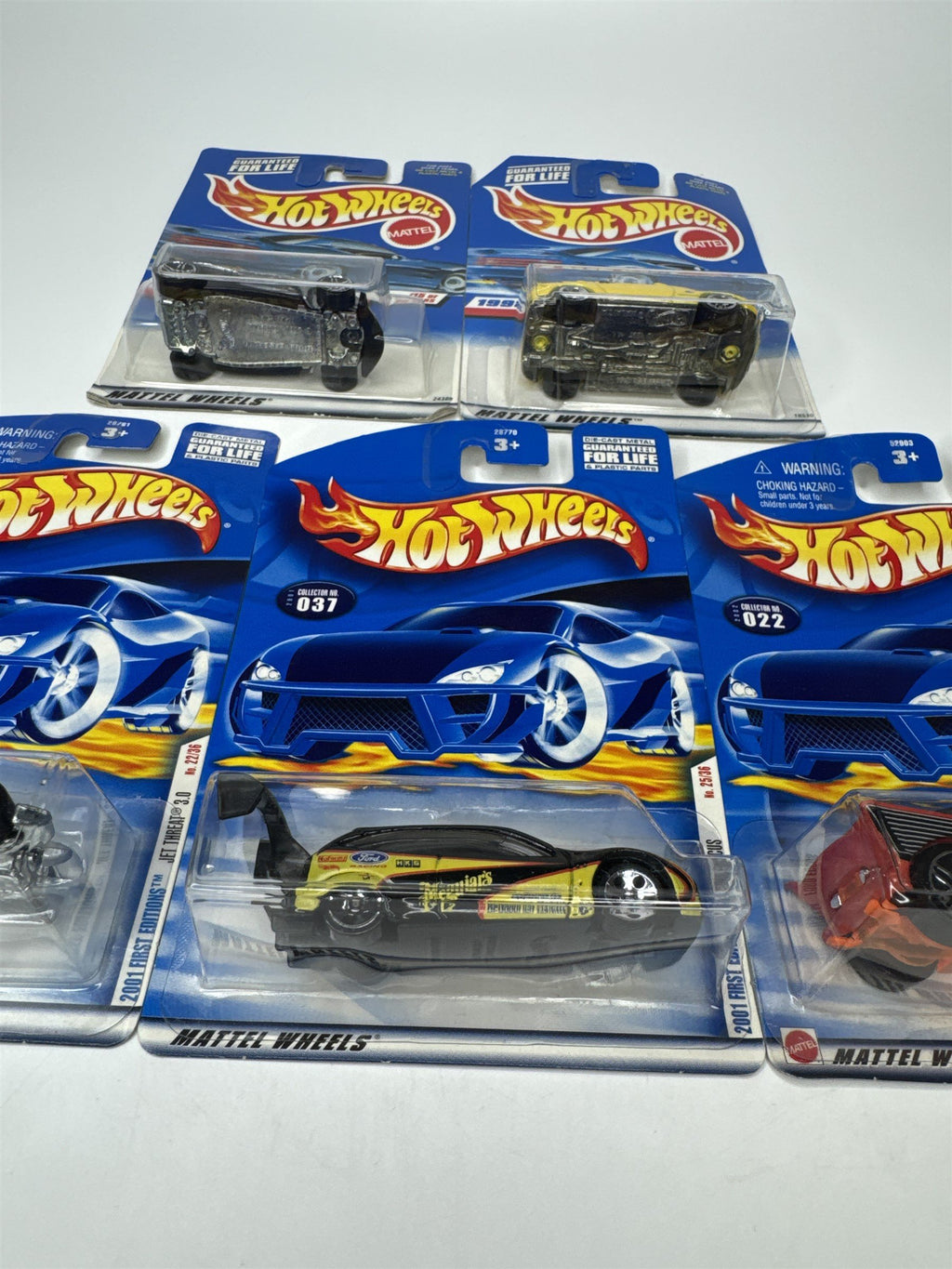 Lot of 5 Hot Wheels Mattel Wheels 1997-2001 Die Cast Metal Collectible Race Cars