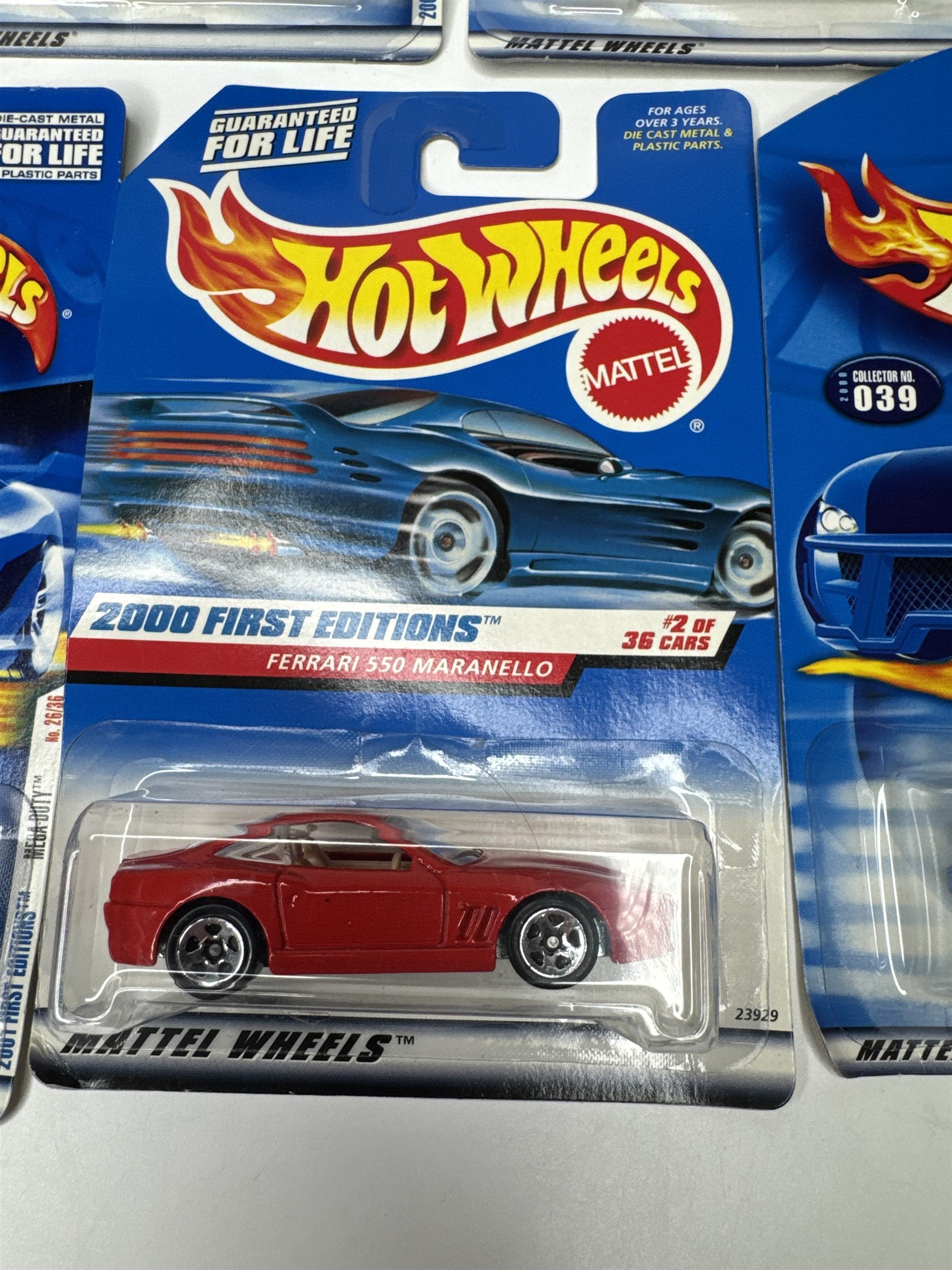 Lot of 5 Hot Wheels Mattel Wheels 1999-2000 Die Cast Metal Collectible Race Cars