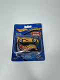 Vintage 2001 NOS Rose Art Hot Wheels Pencil Sharpener Yellow Removable Die Car