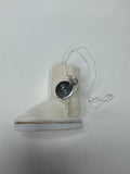 Miniature Ugg Boot Keychain Charm Cream Color (Glue Marks)
