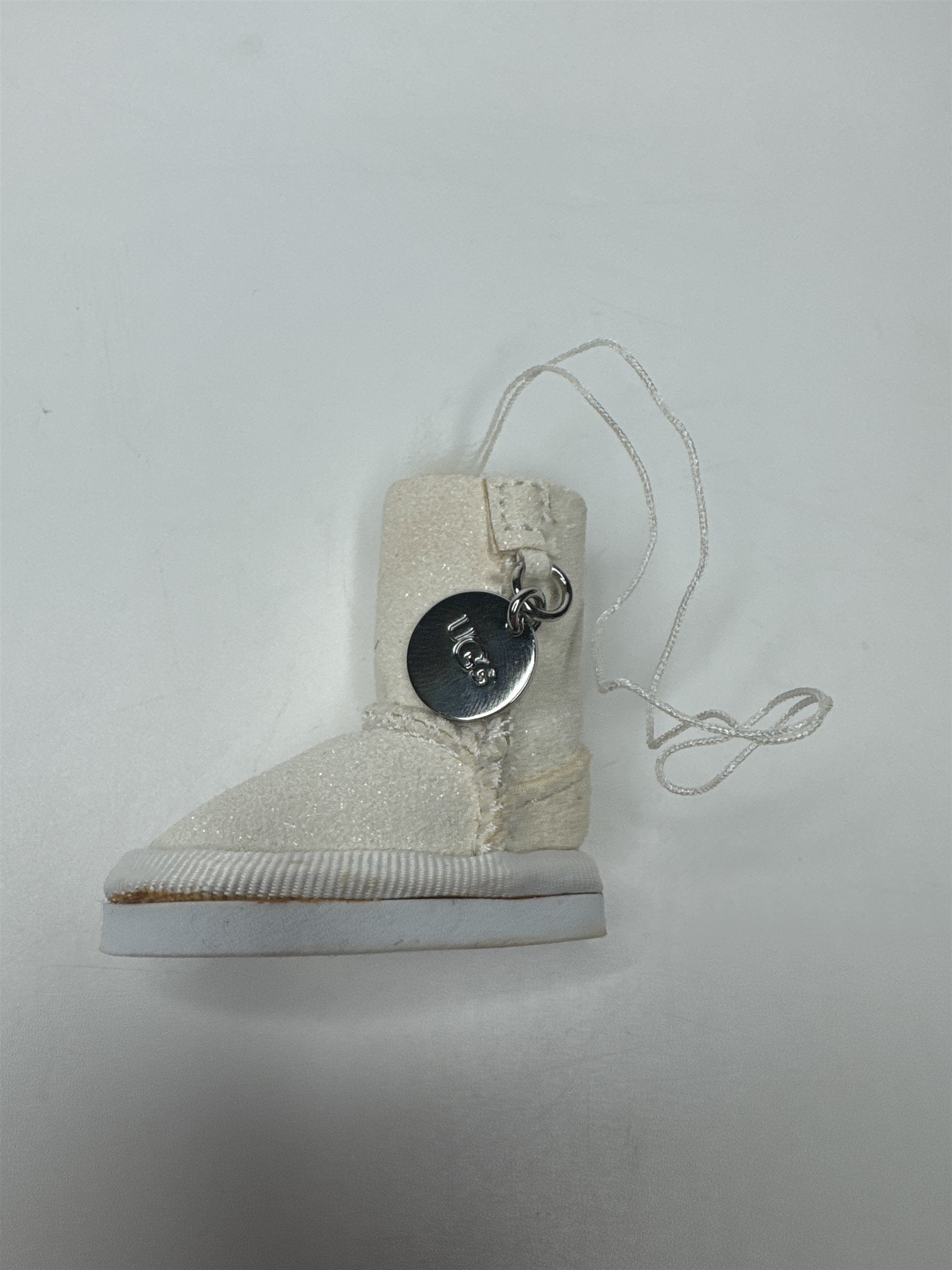 Miniature Ugg Boot Keychain Charm Cream Color (Glue Marks)
