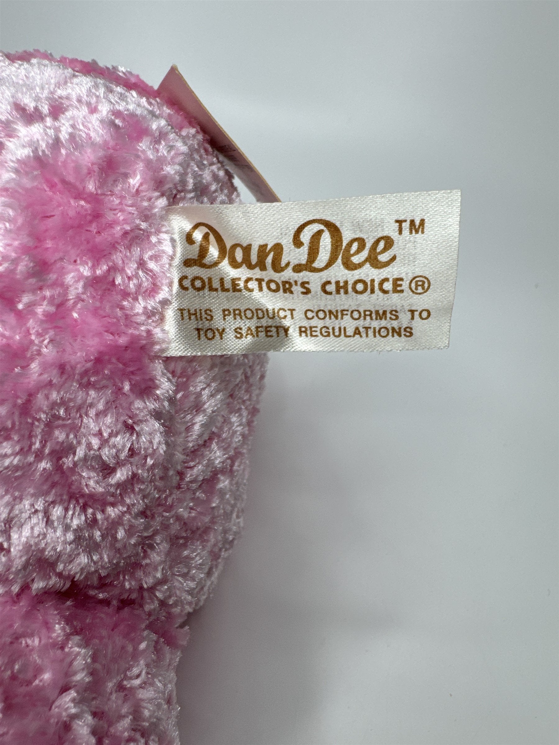 Pink Vintage Dan Dee Stuffed Bunny Rabbit-Collector's Choice