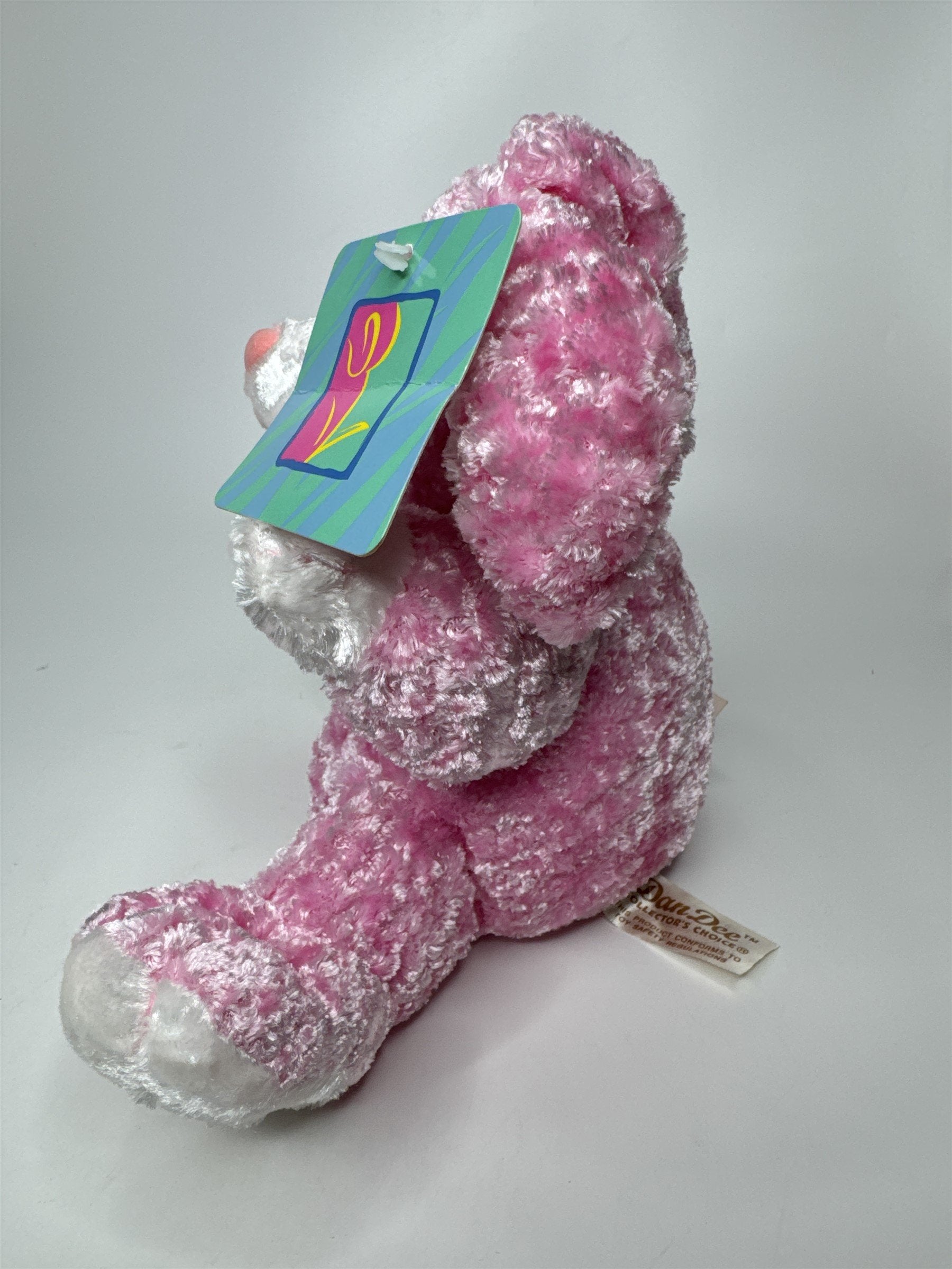 Pink Vintage Dan Dee Stuffed Bunny Rabbit-Collector's Choice
