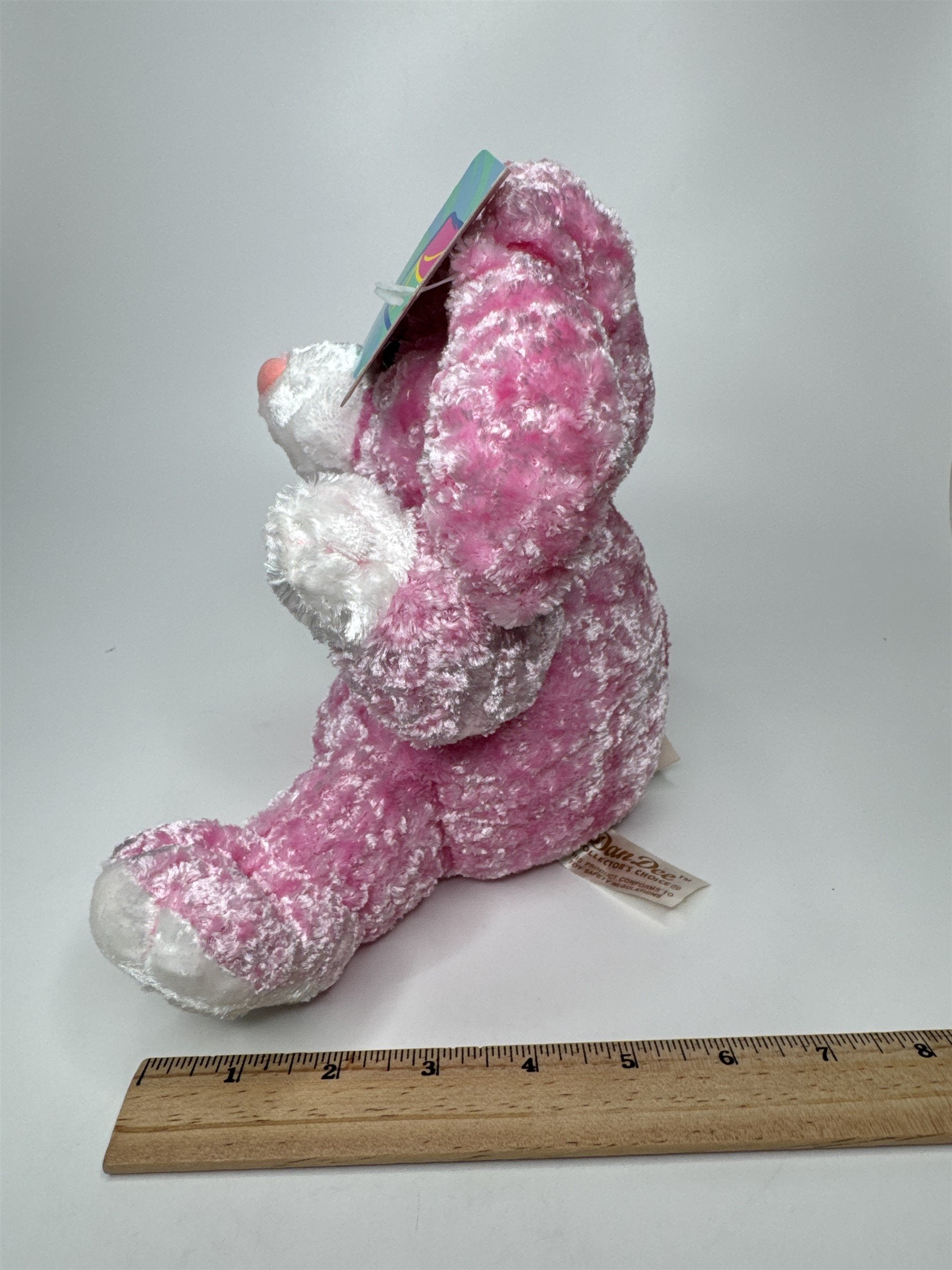 Pink Vintage Dan Dee Stuffed Bunny Rabbit-Collector's Choice