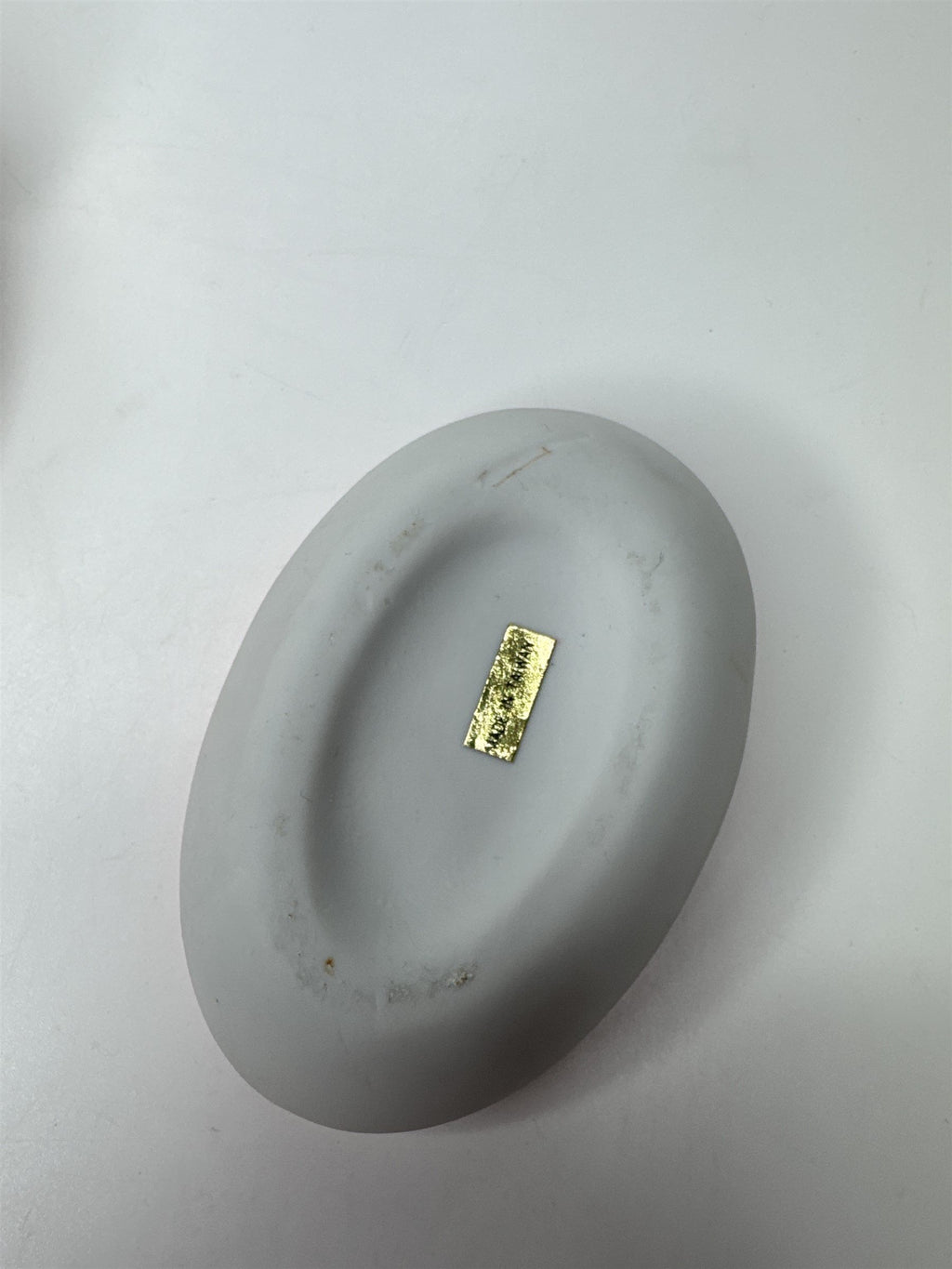 Vintage Porcelain Egg Trinket Box with Yellow Bird Songbird Made in Taiwan
