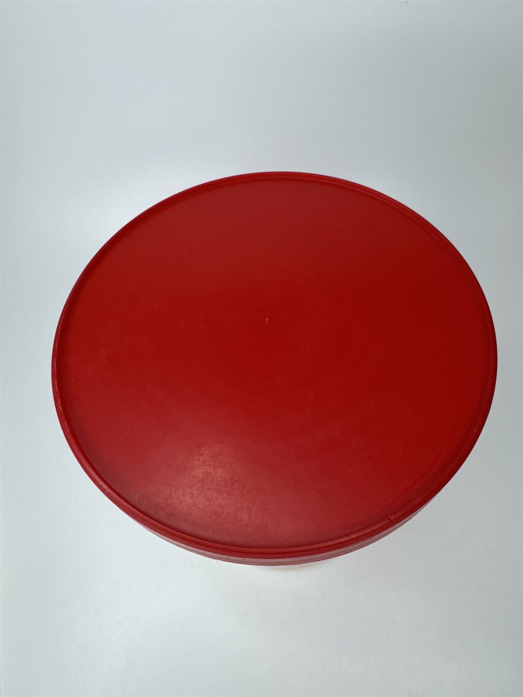 Vintage Bighorn Smoked Beef Red Hot Sausage Plastic Tub