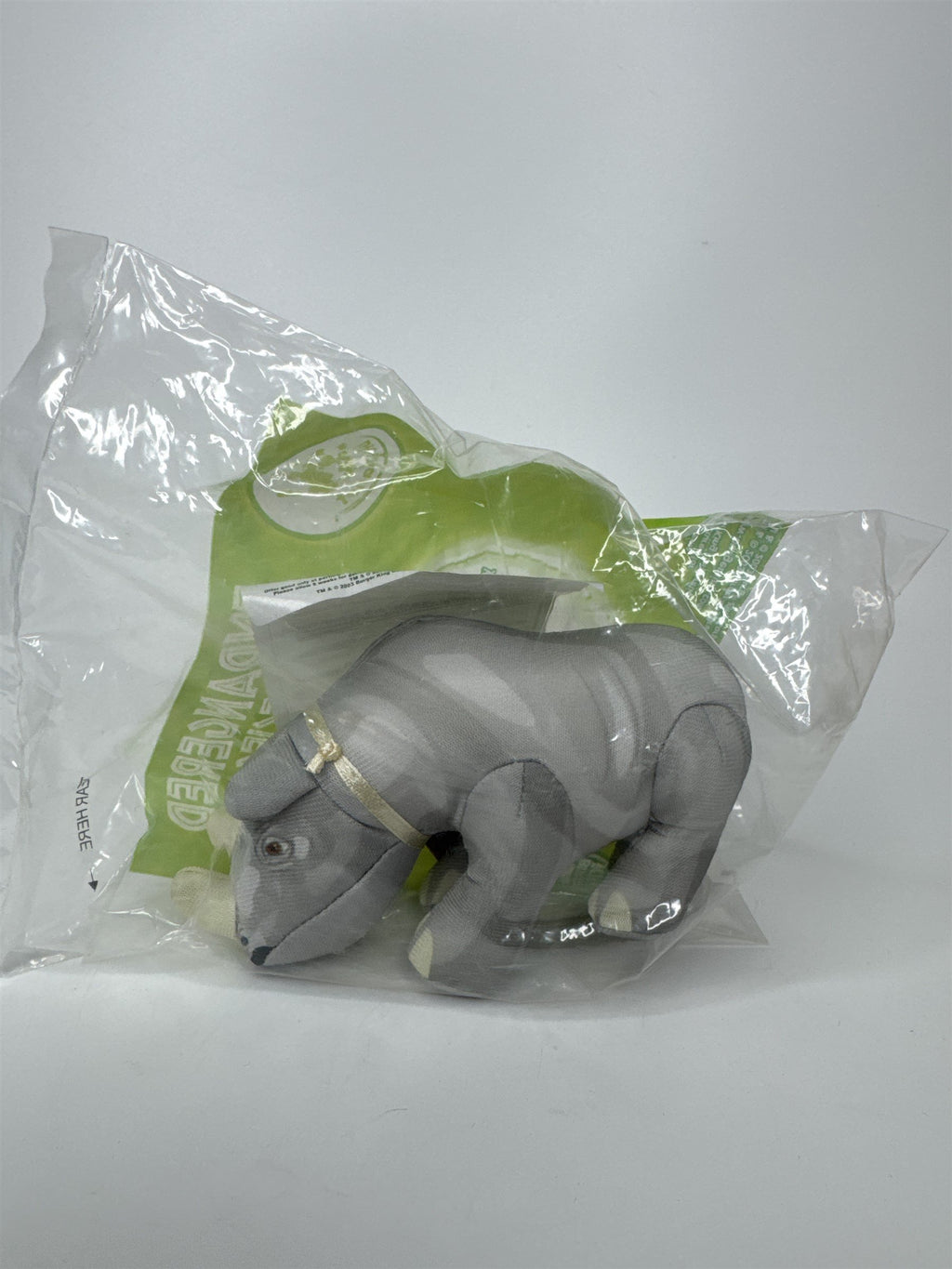 Vintage Burger King Endangered Species Black Rhinoceros
