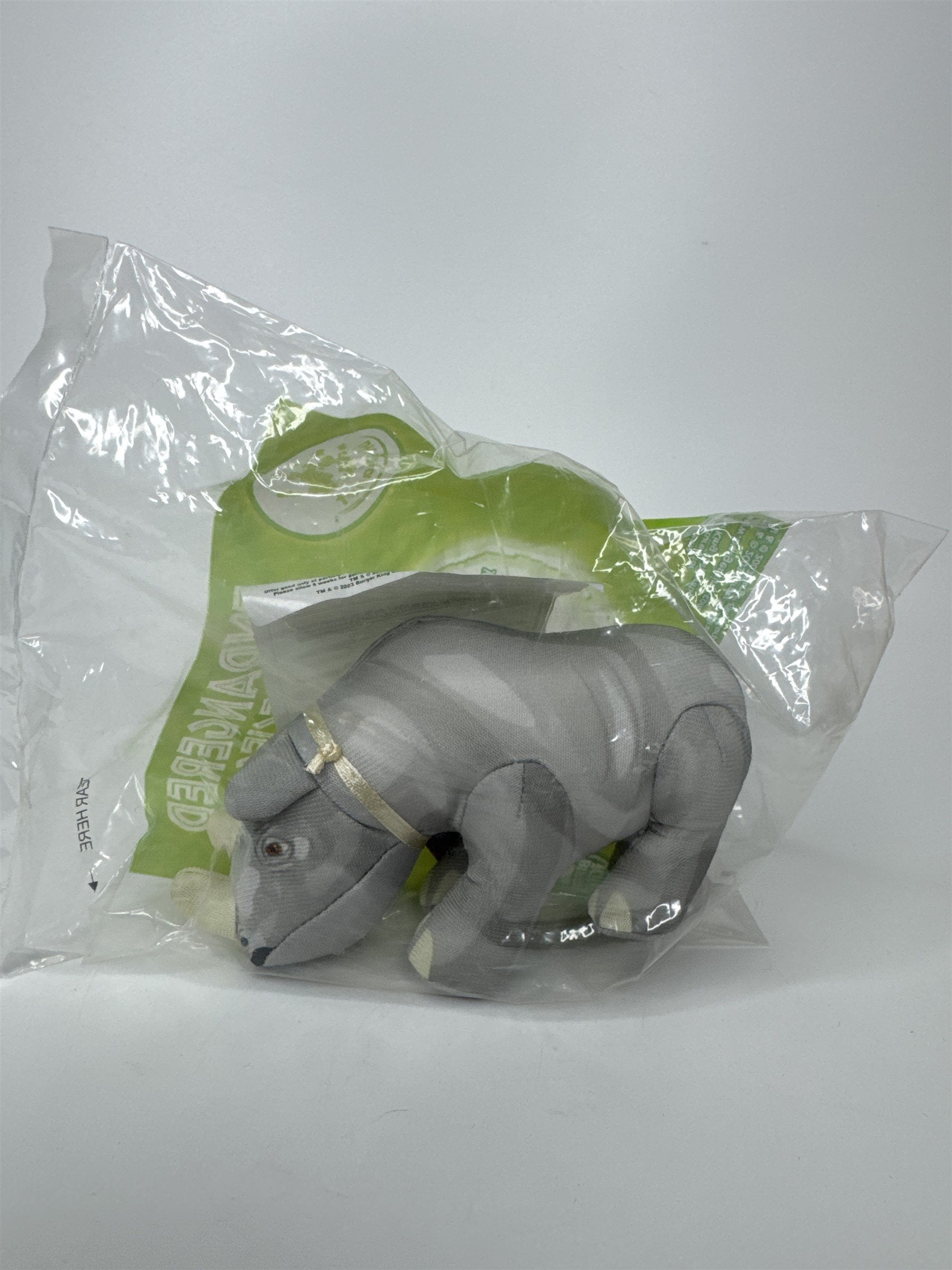 Vintage Burger King Endangered Species Black Rhinoceros