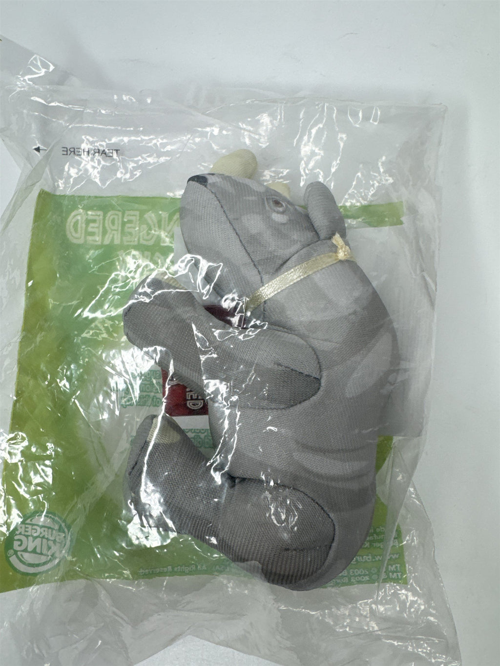 Vintage Burger King Endangered Species Black Rhinoceros