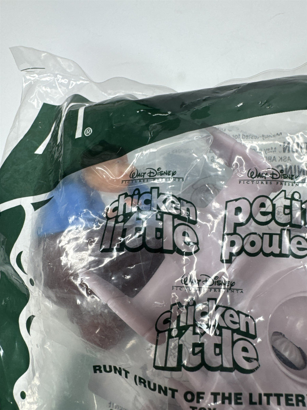 Vintage McDonalds Chicken Little Runt of the Litter Petit Poulet Toy