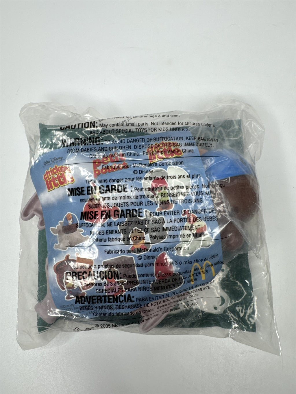 Vintage McDonalds Chicken Little Runt of the Litter Petit Poulet Toy