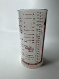 Vintage Pampered Chef Dry/Solid and Liquid 2 Cup Measuring Cup