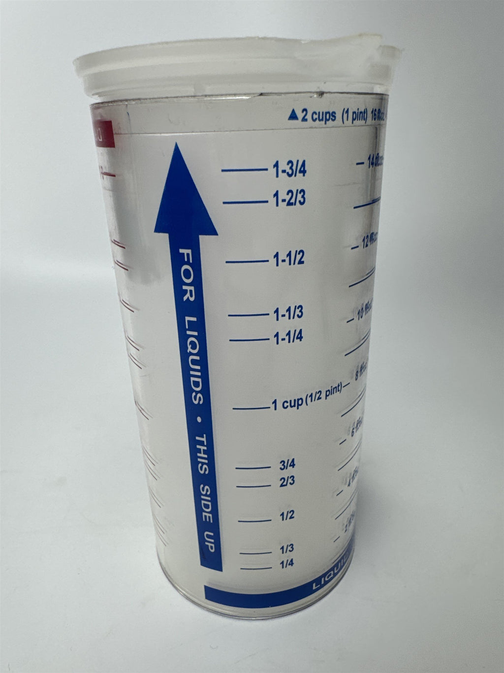 Vintage Pampered Chef Dry/Solid and Liquid 2 Cup Measuring Cup