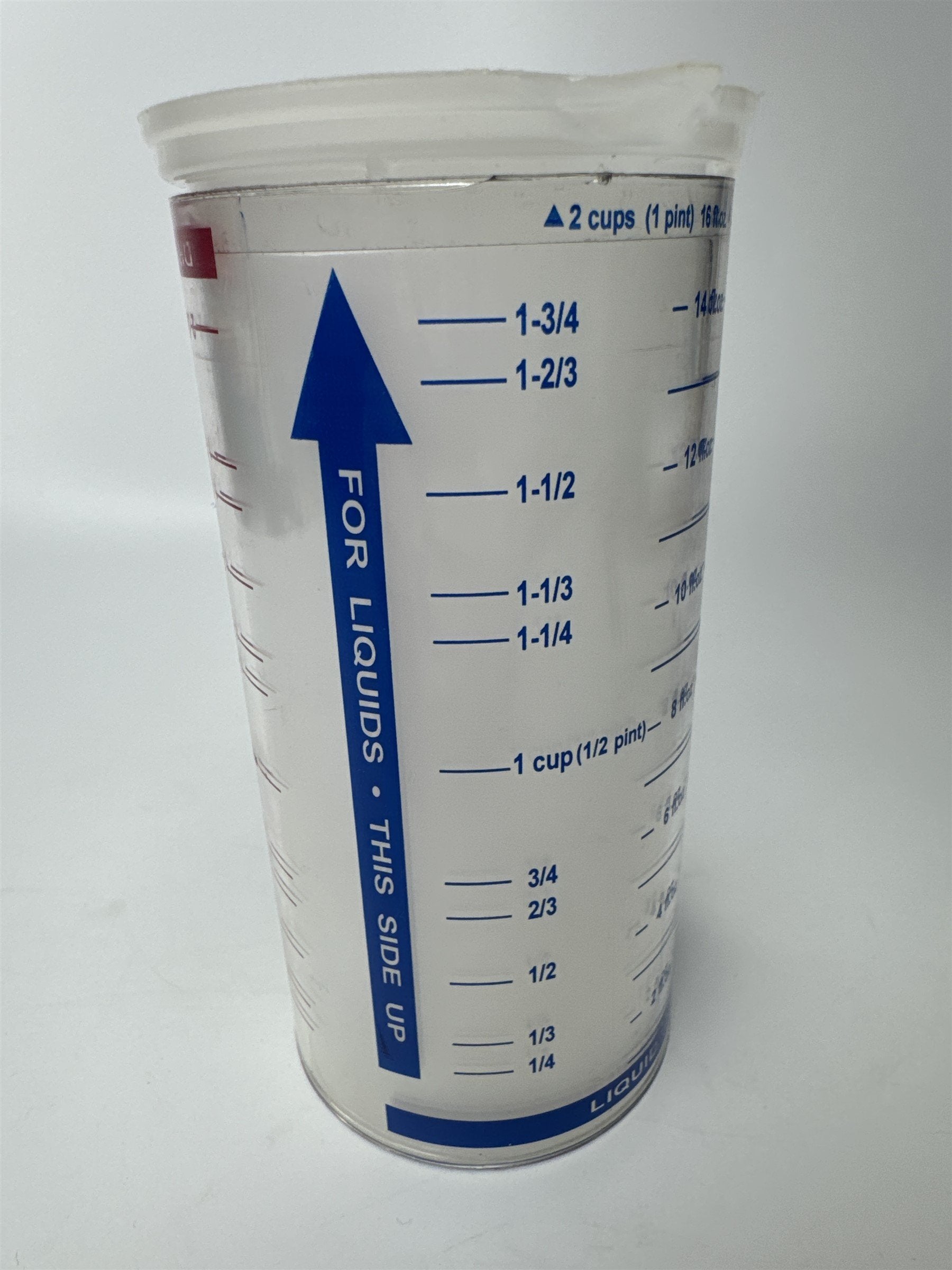Vintage Pampered Chef Dry/Solid and Liquid 2 Cup Measuring Cup