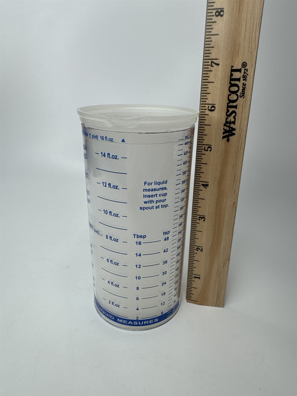Vintage Pampered Chef Dry/Solid and Liquid 2 Cup Measuring Cup