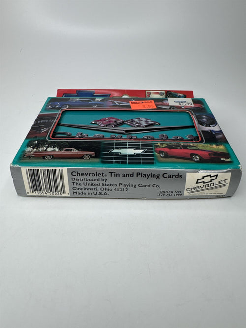 Classic Chevrolet Tin and Playing Cards 2-Deck Card Set