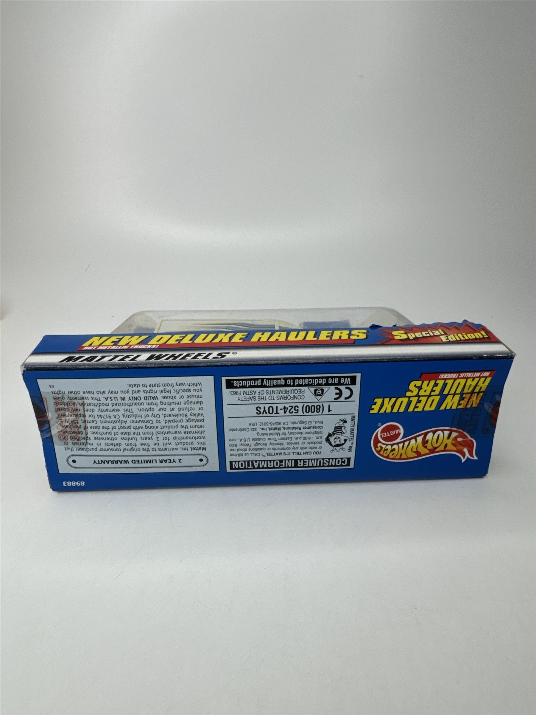 Hot Wheels Special Edition New Haulers Deluxe White Die Cast Truck