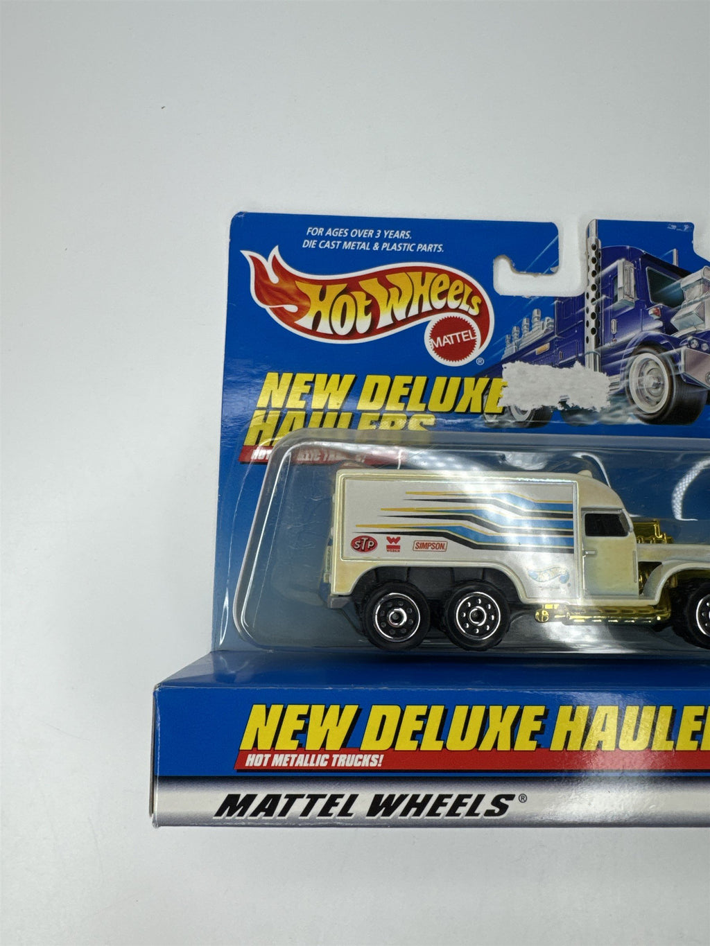 Hot Wheels Special Edition New Haulers Deluxe White Die Cast Truck