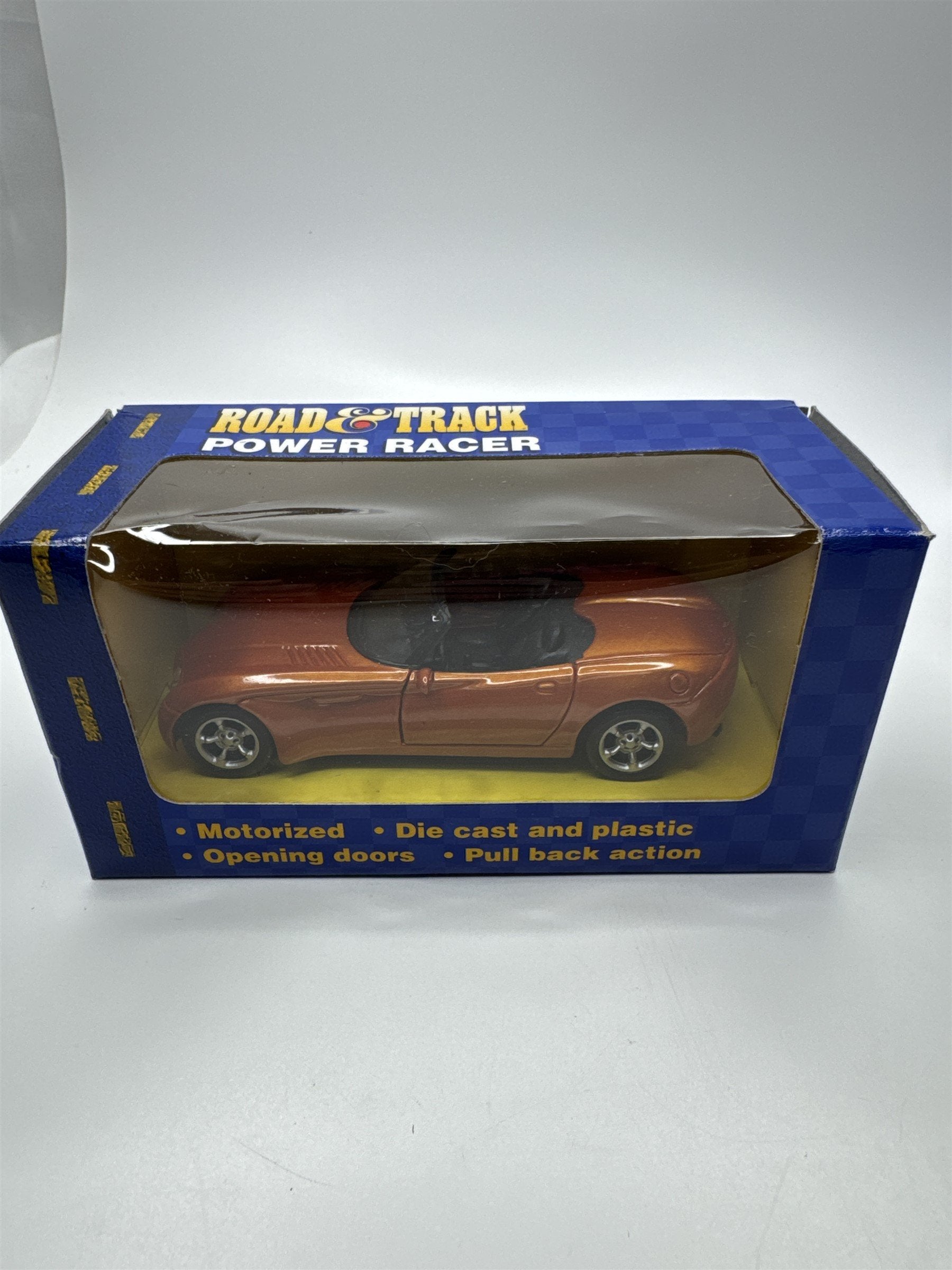 Lot of Five Vintage Road Track Power Racer Die Cast and Plastic Collectibles
