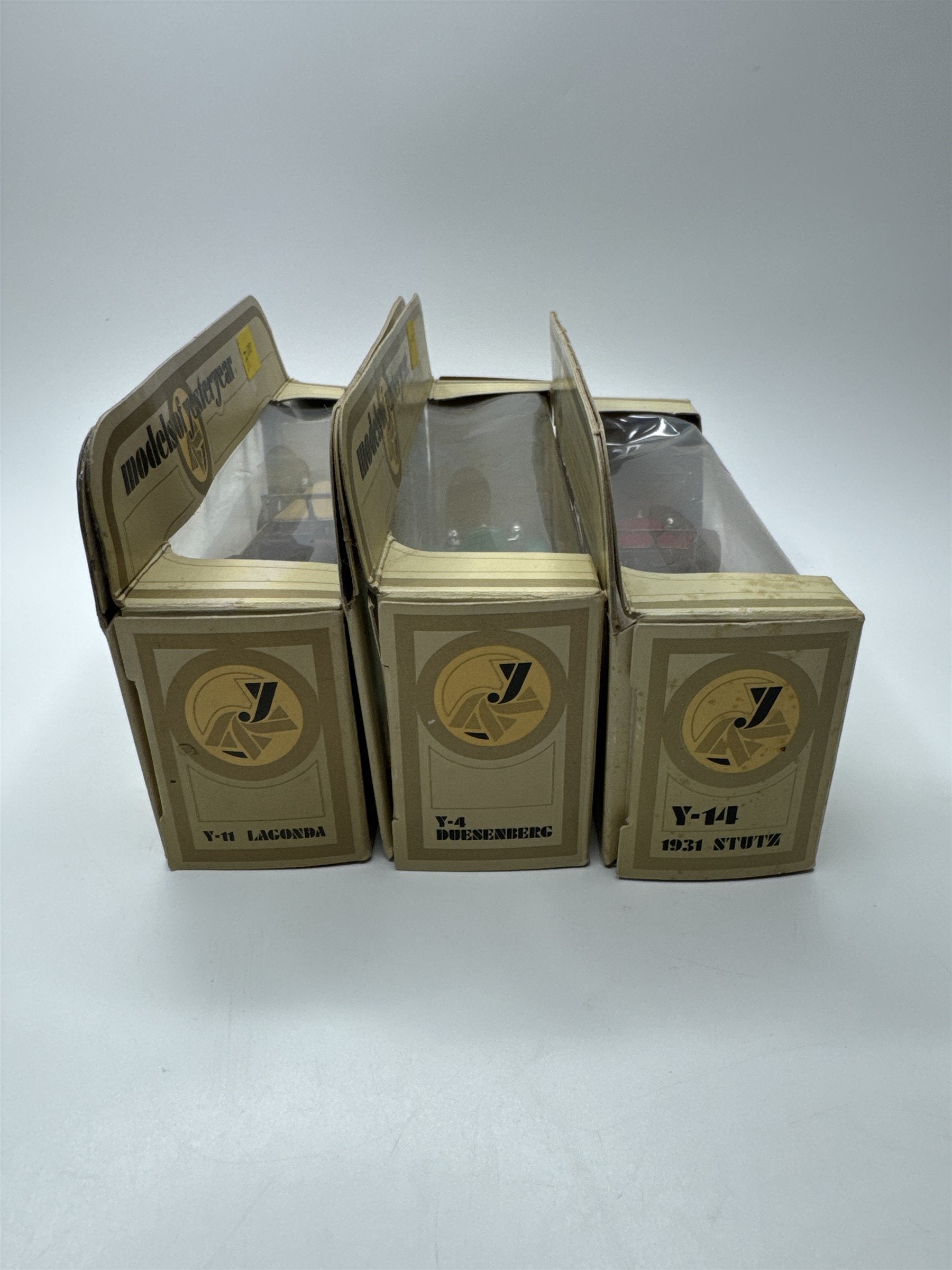 Lot of Three Models of Yesteryear Matchbox Collectible Toy Cars