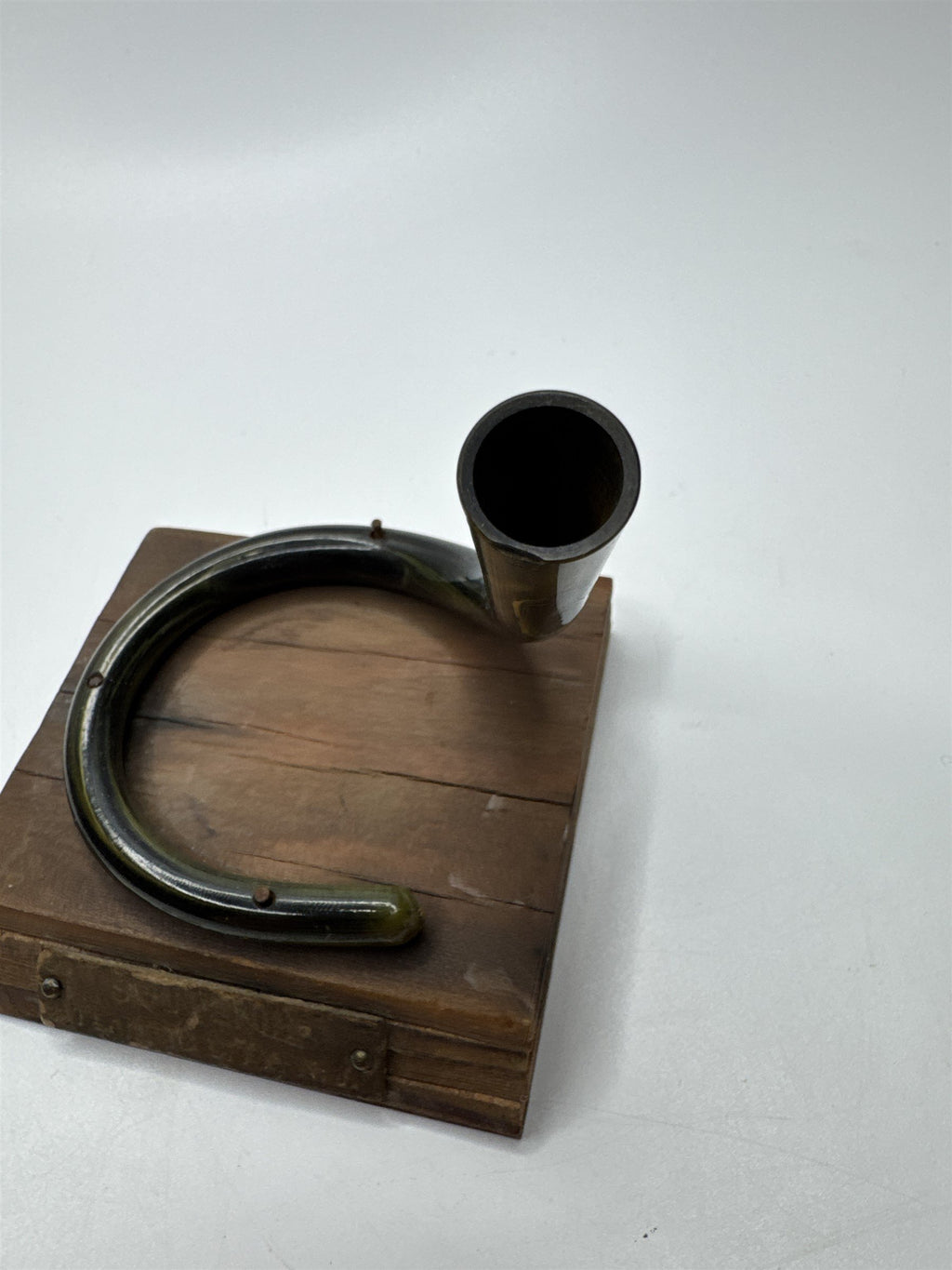 Vtg Ball Baff Gold Plated Fountain Pen Ink Jar Desk Set Souvenir Collectible