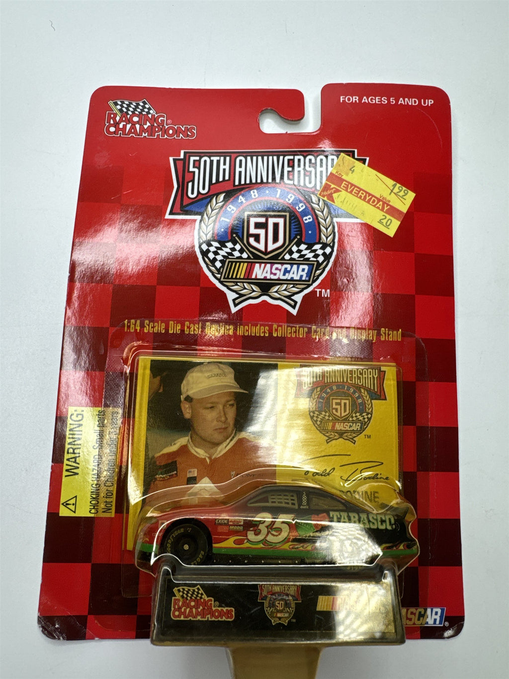 Vintage Racing Champions 50th Anniversary Nascar Die Cast Lot of 6 Toy Cars