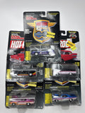 Lot of Five Vintage Racing Champions Hot Rod Magazine Die Cast Toy Cars