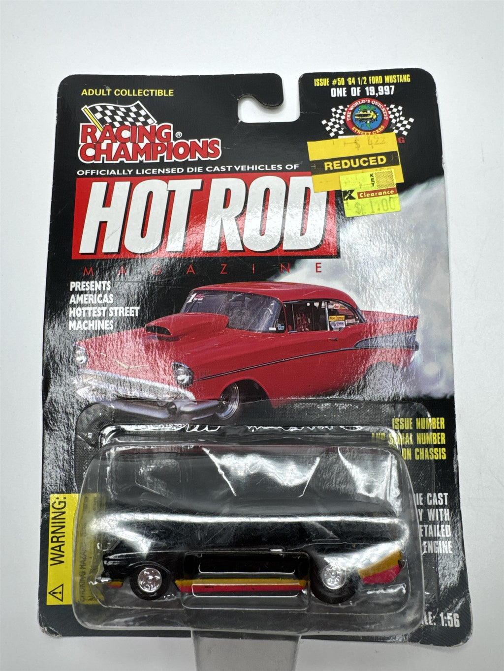 Lot of Five Vintage Racing Champions Hot Rod Magazine Die Cast Toy Cars