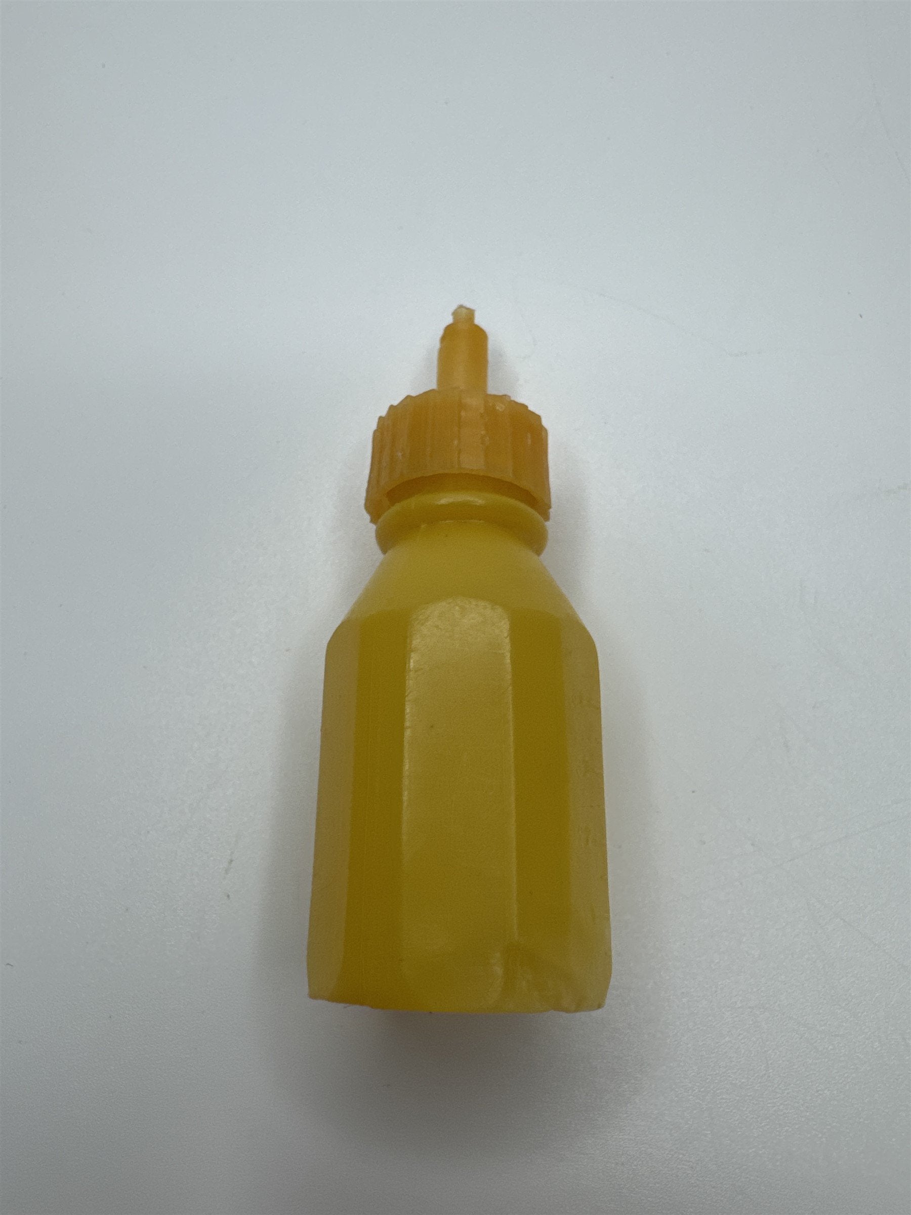 Vintage Agrespoly 7.5" Plastic Doll Toy With Feeding Bottle Made In Hong Kong