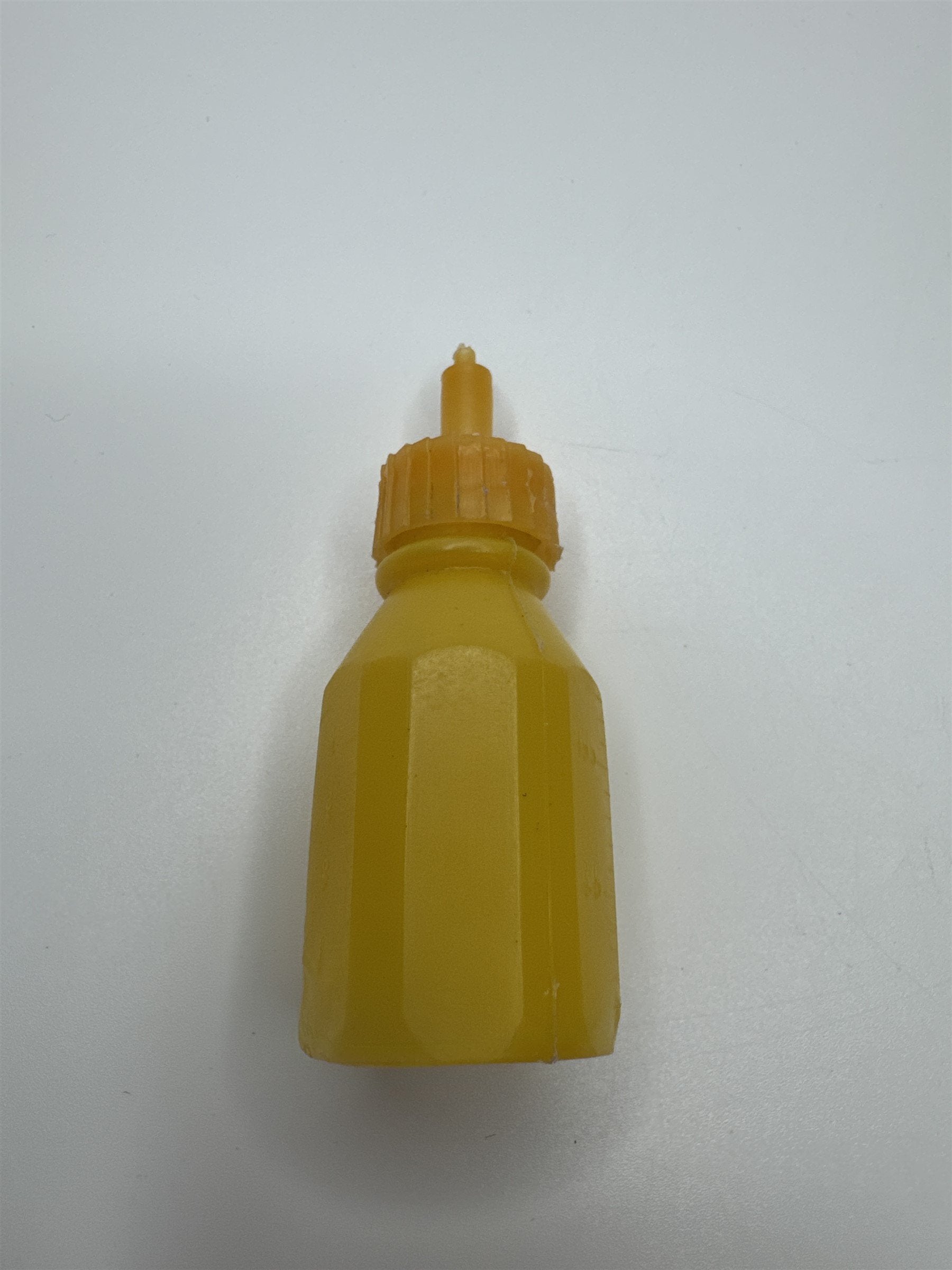 Vintage Agrespoly 7.5" Plastic Doll Toy With Feeding Bottle Made In Hong Kong