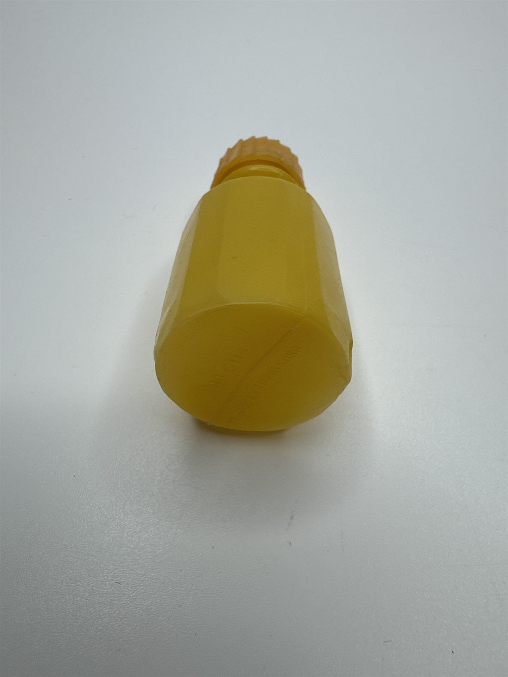 Vintage Agrespoly 7.5" Plastic Doll Toy With Feeding Bottle Made In Hong Kong