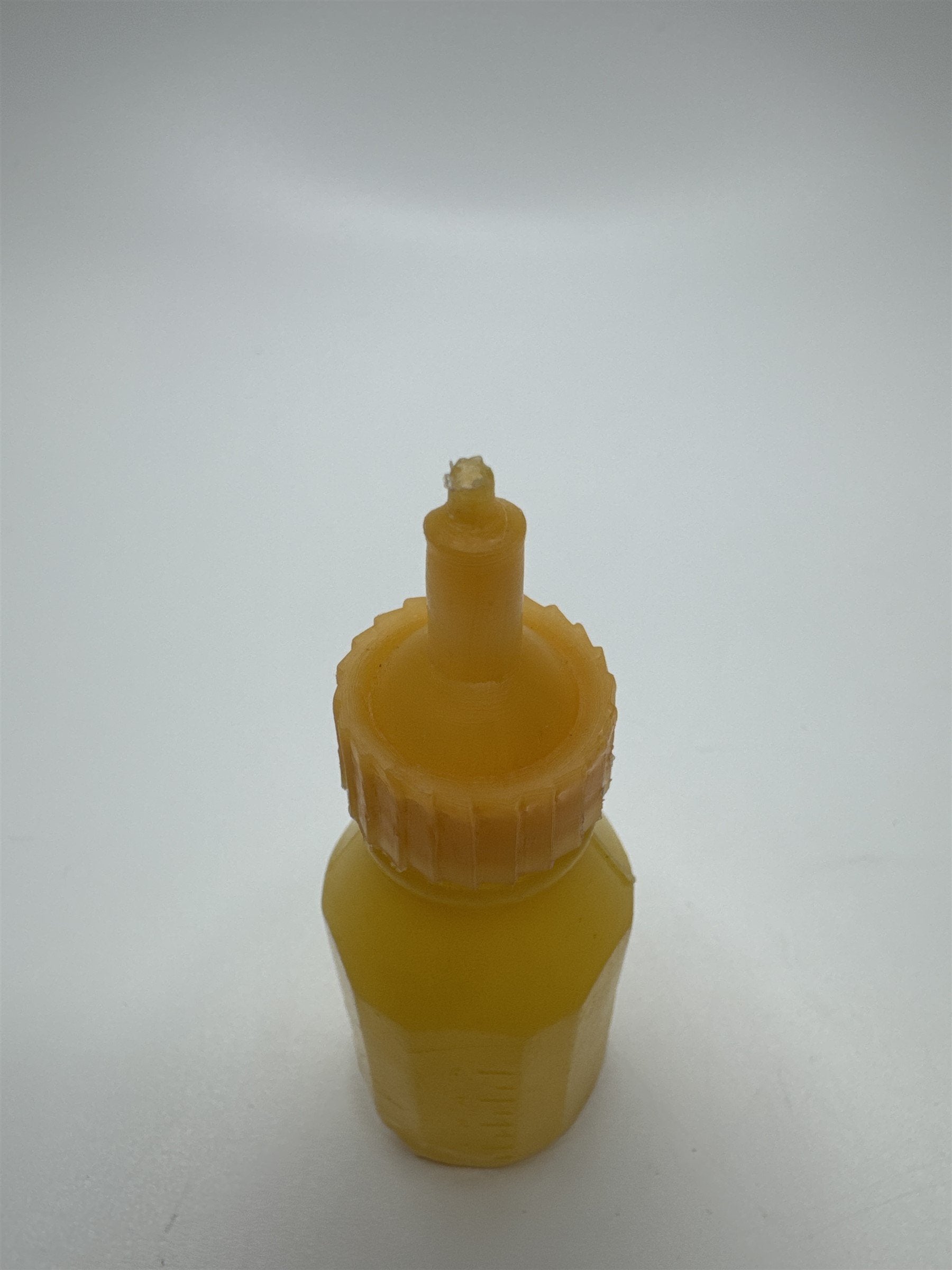 Vintage Agrespoly 7.5" Plastic Doll Toy With Feeding Bottle Made In Hong Kong