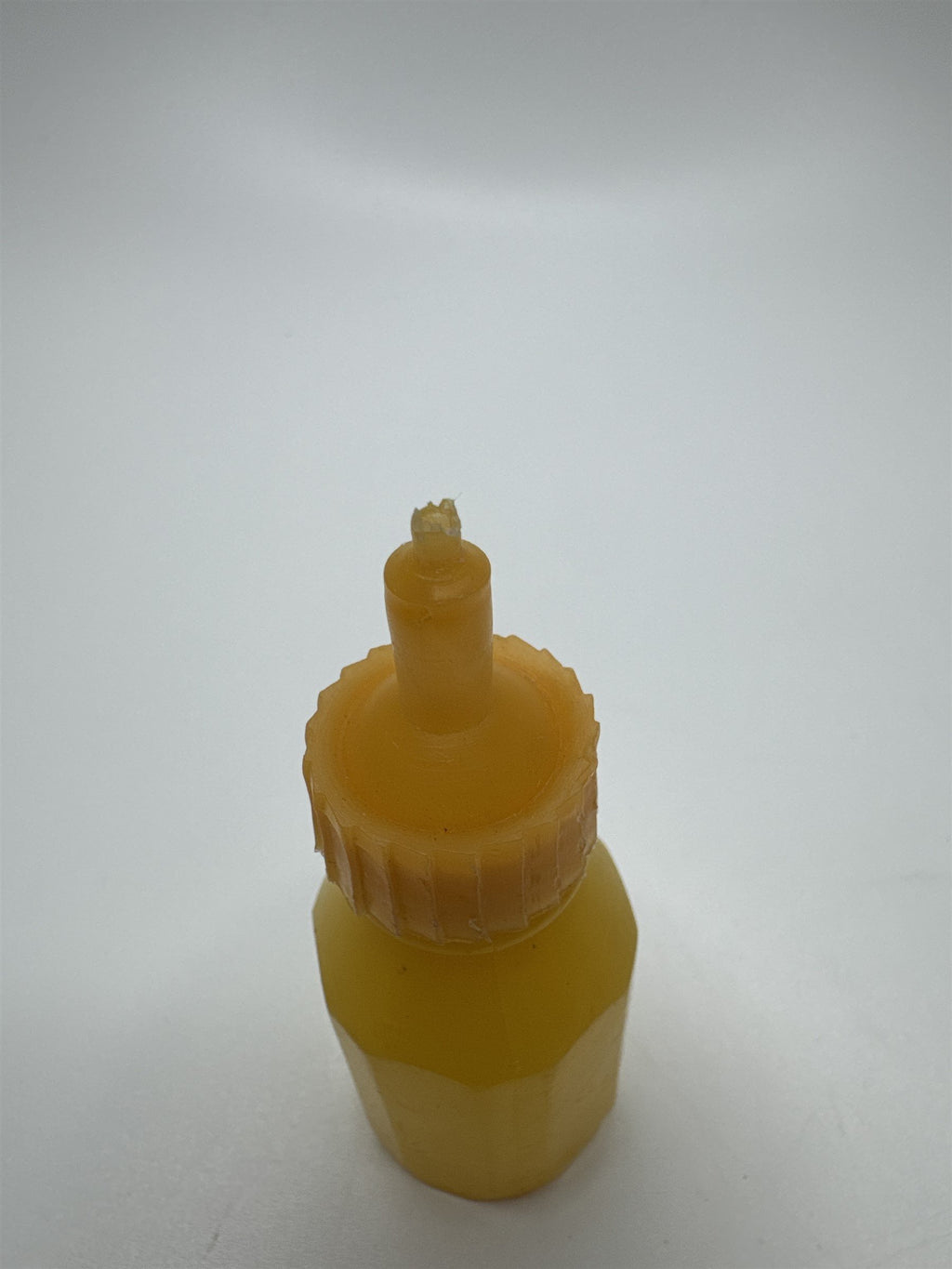 Vintage Agrespoly 7.5" Plastic Doll Toy With Feeding Bottle Made In Hong Kong