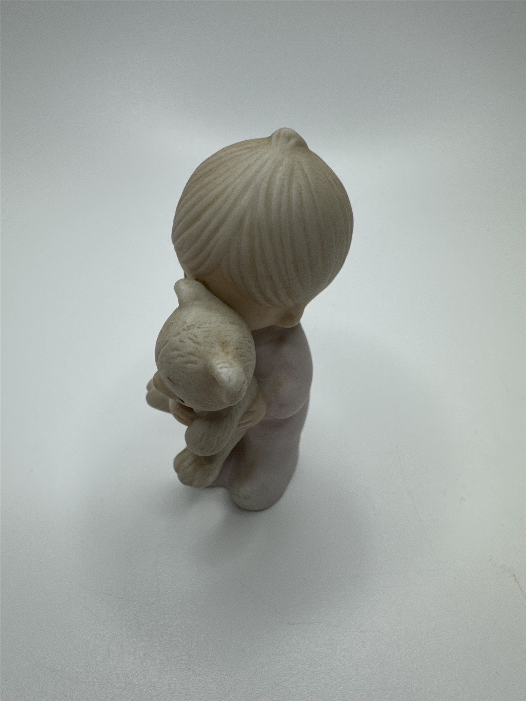 Vintage Precious Moments "Jesus Loves Me" Boy with Bear E-9278