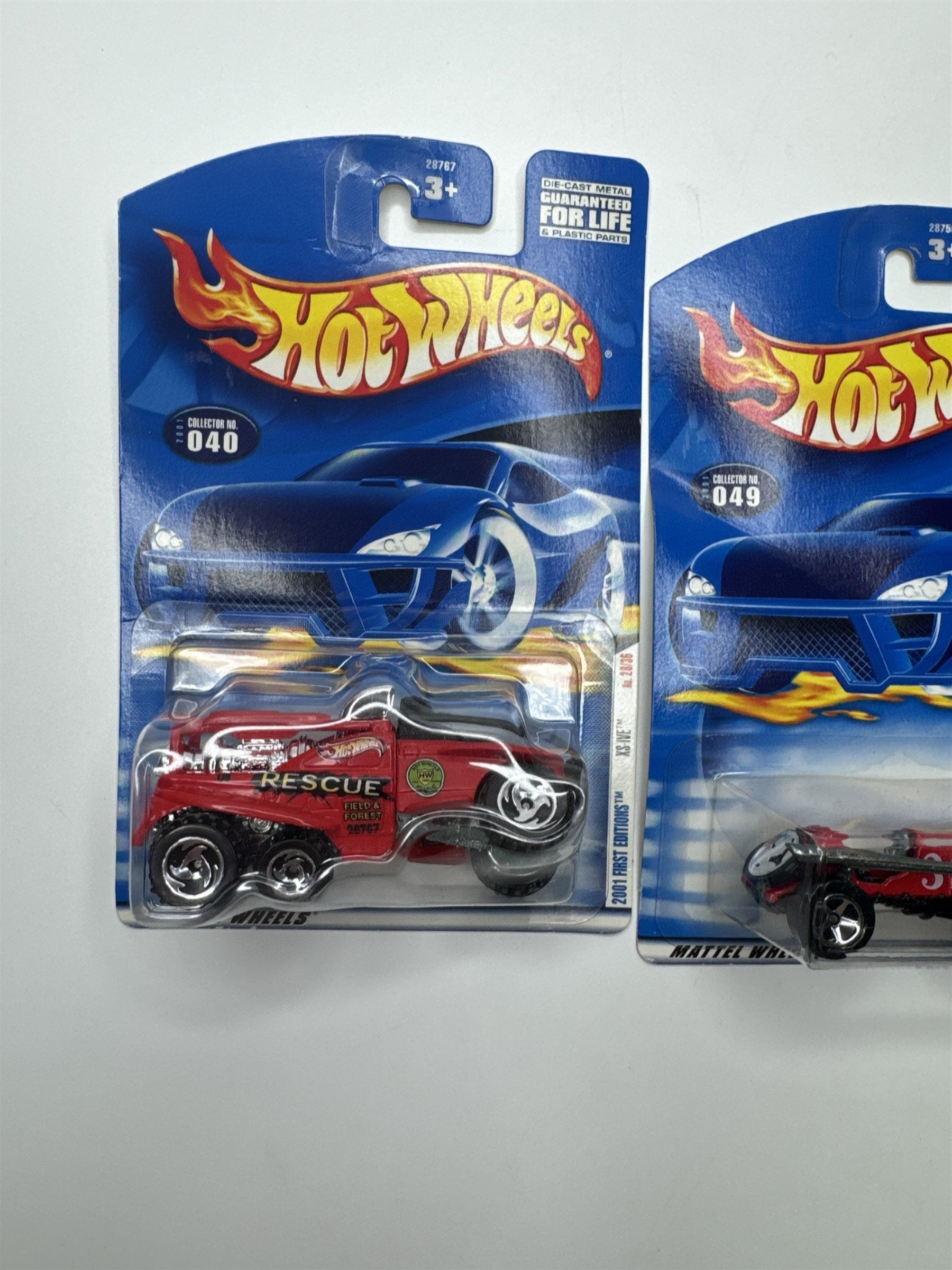 Lot of 3 Hot Wheels Mattel Wheels 1996-2000 Die Cast Metal Collectible Race Cars