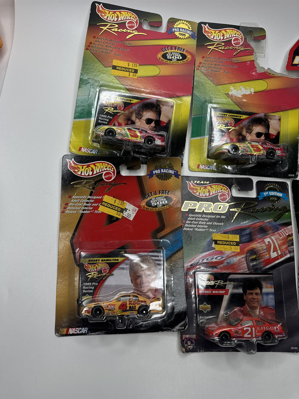 Lot of 6 Hot Wheels Mattel Wheels 1997-1998 Die Cast Metal Collectible Race Cars
