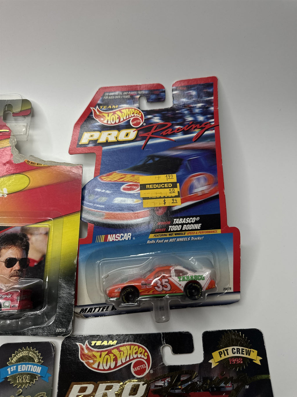 Lot of 6 Hot Wheels Mattel Wheels 1997-1998 Die Cast Metal Collectible Race Cars