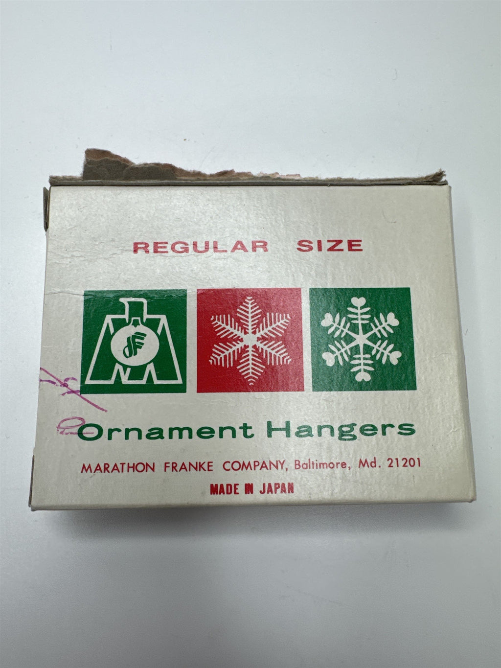 Lot of 3 Marathon Franke Company Regular Size Ornament Hangers Made In Japan