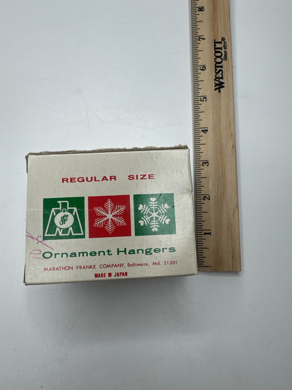 Lot of 3 Marathon Franke Company Regular Size Ornament Hangers Made In Japan