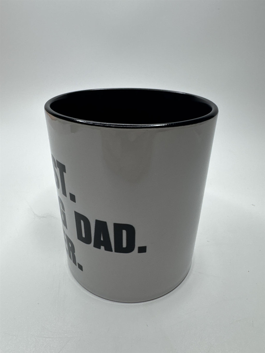 Best Dog Dad Ever Black and White Coffee/Drink Ceramic Mug Dog Owner Gift