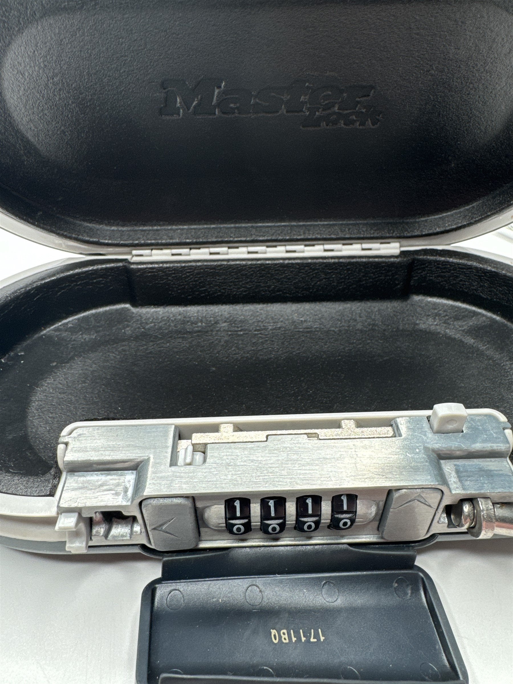 Master Lock SafeSpace Portable Safe /w Safety Lock Cord Cable Combination Safe