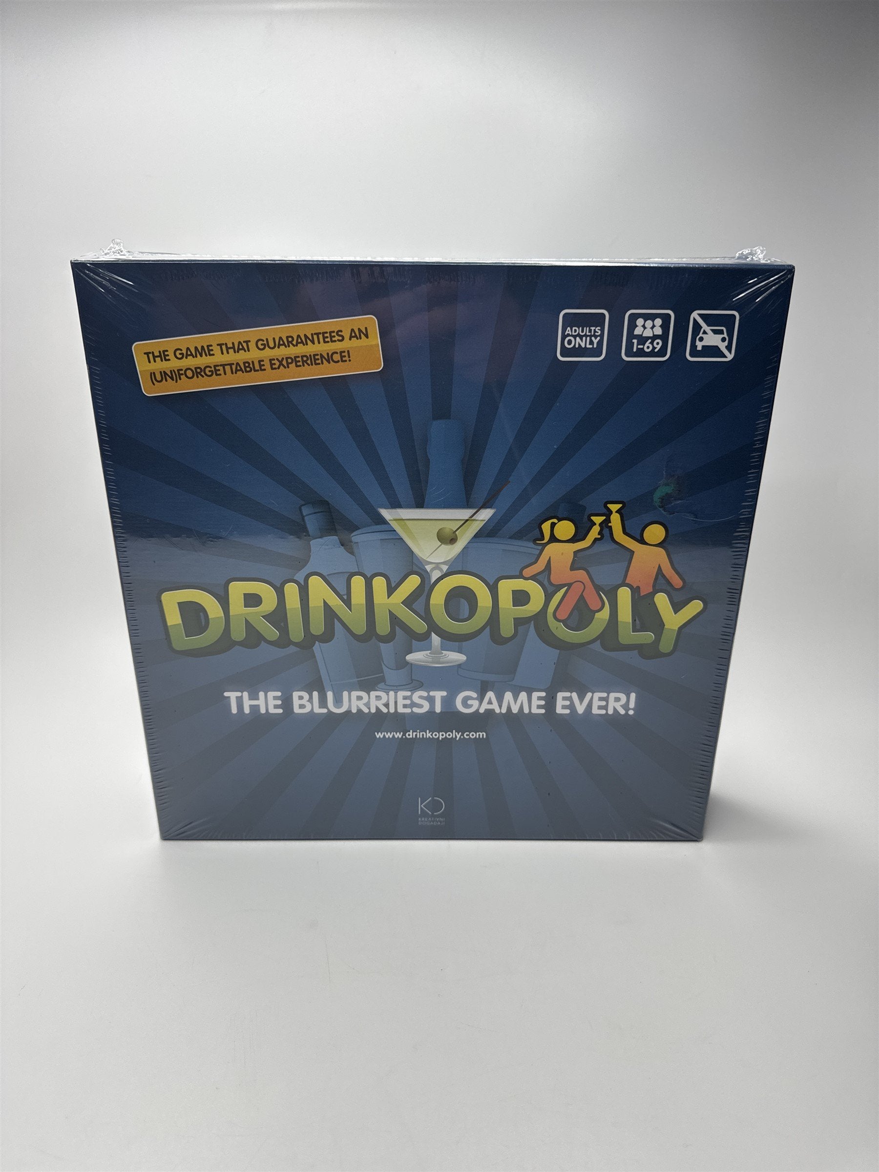 Drinkopoly The Blurriest Game Ever 2011 Drinking Game for Adults
