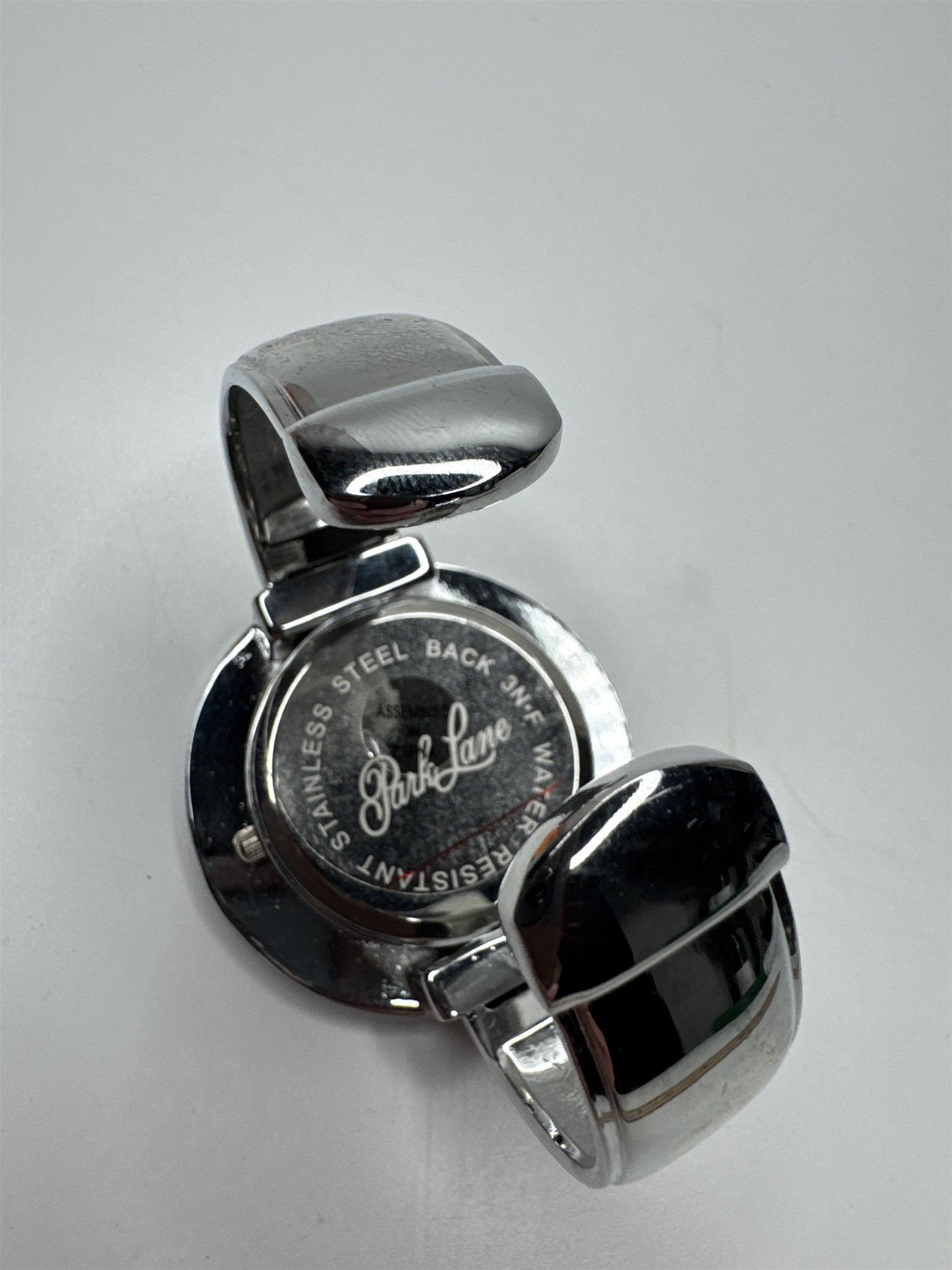Vintage Park Lane Quartz 894 Water Resistant Stainless Steel Womens Clamp Watch