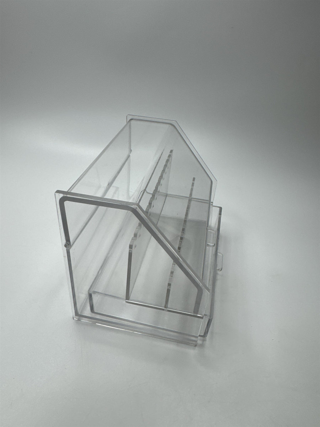 Acrylic Earring Display Case Jewelry Case Top-Opening /w Storage Drawer Vanity