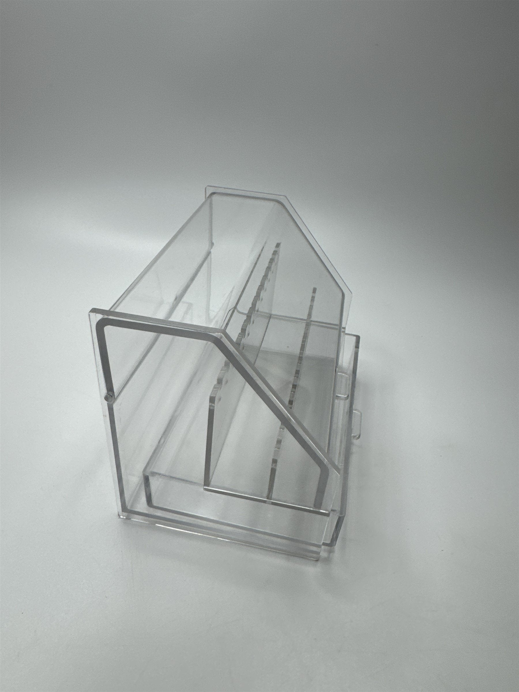 Acrylic Earring Display Case Jewelry Case Top-Opening /w Storage Drawer Vanity