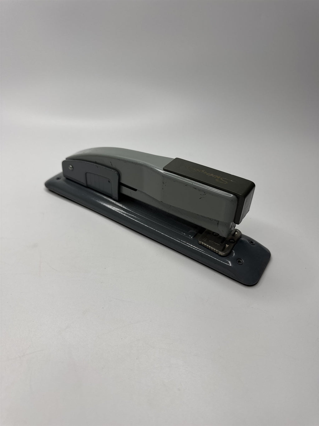 Vintage Gray Metal Swingline Stapler USA Nostalgic Heavy Duty Stapler TESTED