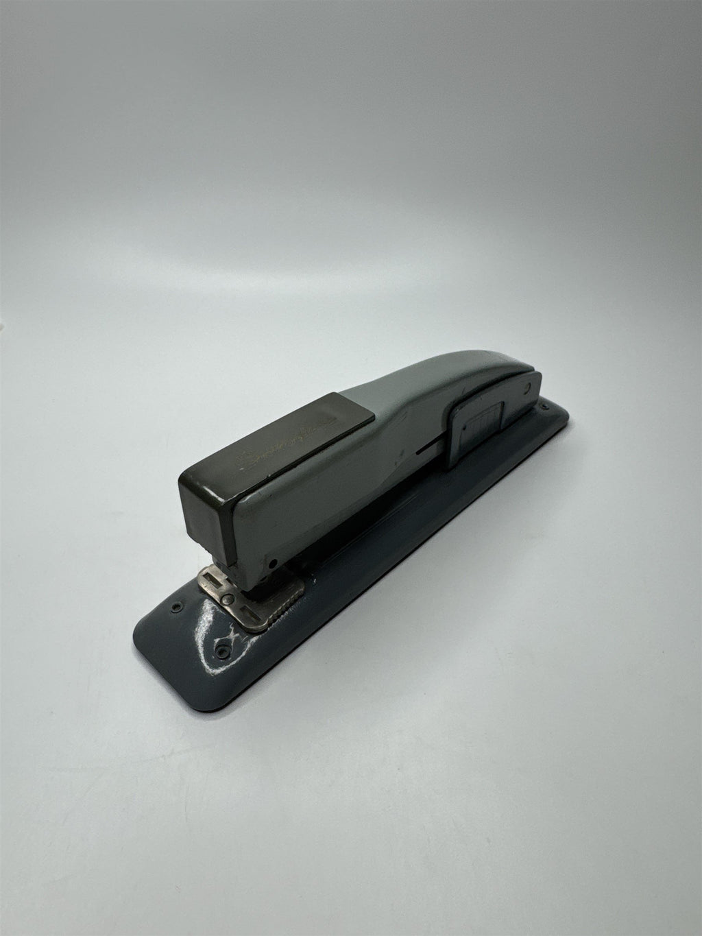 Vintage Gray Metal Swingline Stapler USA Nostalgic Heavy Duty Stapler TESTED