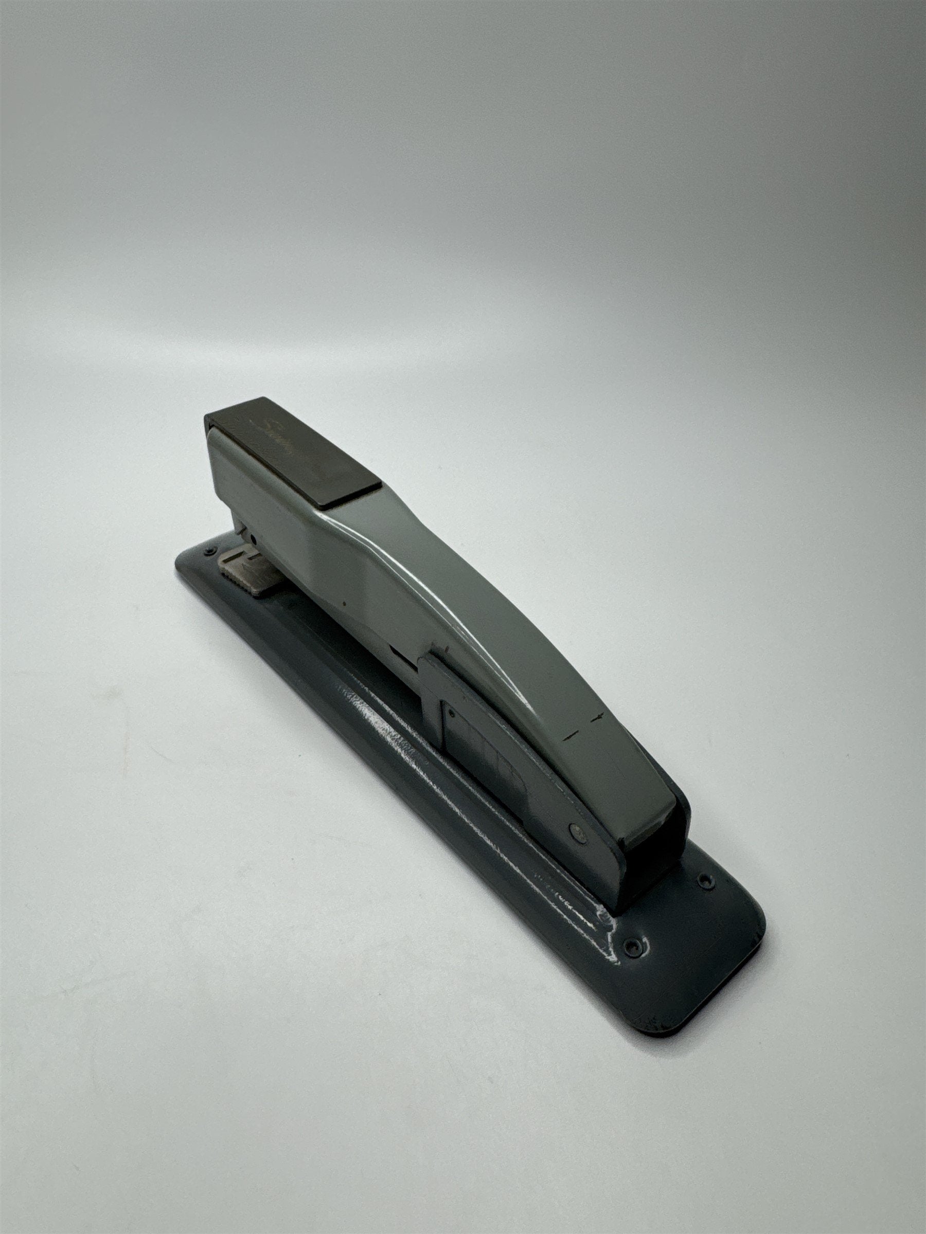 Vintage Gray Metal Swingline Stapler USA Nostalgic Heavy Duty Stapler TESTED